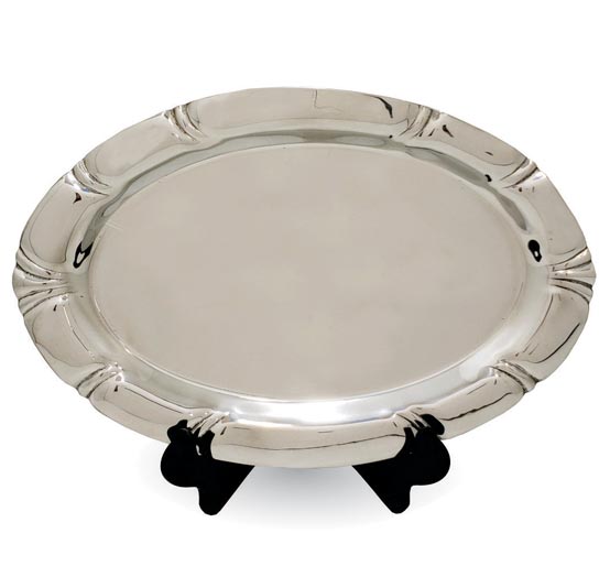 Scallop Oval Plate